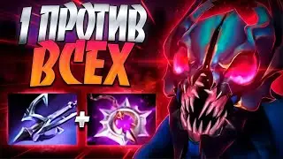 1 ПРОТИВ ВСЕХ? СТАЛКЕР РОЖДЕН ХАРДЕРОМ 7.34🔥NIGHT STALKER DOTA 2