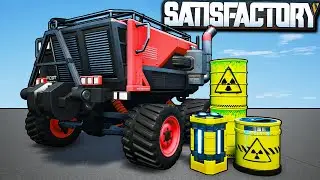 I Built a PLUTONIUM Powered Truck Setup in Satisfactory!