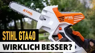 STIHL GTA40 - The mini chainsaw in the test