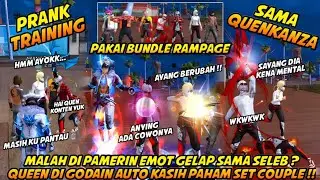 AJAK QUEN KE TRAINING MALAH DI GODAIN SAMA SELEB TRAINING😱AUTO KASIH PAHAM SET BUCIN & EMOT SG 28JT🤣