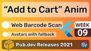 Flutter Easy Cart Animation, Barcode Scanner for Web & Co. - 09 - PUB.DEV RELEASES 2021