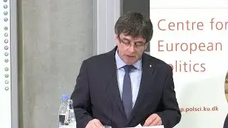 Puigdemont: The Spanish political establishment cannot conceive Catalonia as a political subject