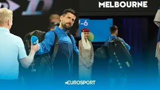 On-Court Interview: Novak Djokovic REFUSES post-match chat after sealing quarter-final place 🍿👀