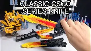 Speed Build Classic CSGO Series Building Blocks Knife Review