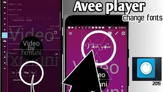 How to add custom fonts in avee music player  | font replace tutorial