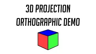 3D Projection: Orthographic Demo