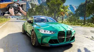 BMW M4 Competition | The Crew Motorfest (Steering Wheel Gameplay)