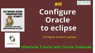 Hibernate Tutorial for beginners | Hibernate Full course -  Configure Oracle to eclipse