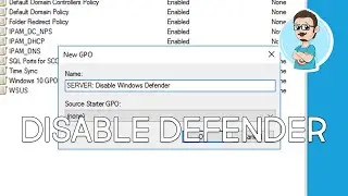 Disable Windows Defender via GPO!