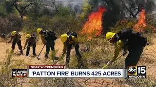 Patton Fire burns 425 acres