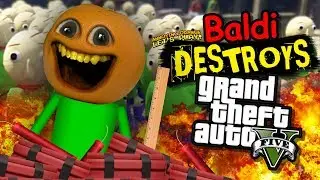 Baldi DESTROYS GTA V!!!