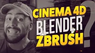 Qual é o MELHOR: Cinema 4D, Blender ou Zbrush?