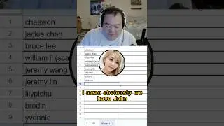 Scarra forgets Michael… (Naming 100 Asians)