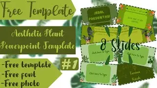 AESTHETIC PLANT POWERPOINT TEMPLATE #1 || FREE TEMPLATE