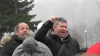 Динар Идрисов на Митинге 28 января 2017. Петербург - Марсово поле