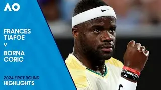 Frances Tiafoe v Borna Coric Highlights | Australian Open 2024 First Round