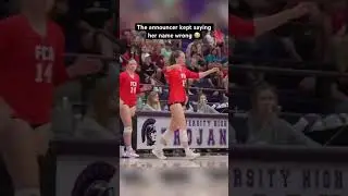 The announcer kept saying her name wrong 😅😂 (via @stargazing_media/IG) #shorts