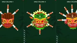 Tribe Mask! (Маска ПЛеМеНИ!) - Knife Hit Jungle Challenges (1-10)