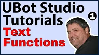 Ubot Studio Tutorial Text Functions - Part 1