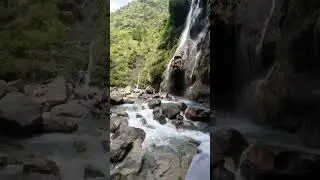 Umbrella ☔ waterfall ☔   #waterfall #abshar #nature #peace