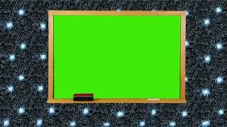 Green Screen Blackboard Frame effect