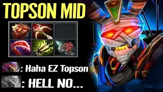 Topson [Clinkz] Insane Arrows Damage Instant Kill Anyone Deleted Mid Dota 2
