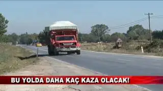 İLÇE YOLLARI KAZALARLA KENDİNİ HATIRLATIYOR… (01.10.2016 - BOLU)