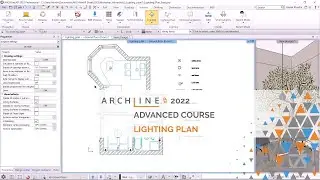 Advanced Course – Lighting plan – ARCHLine.XP 2022