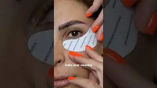 lash lifting & brow lamination on myself 