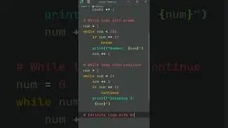 While Loop Operations in Python 