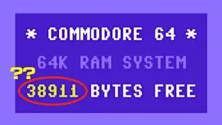 38911 Bytes Free? Commodore 64's BASIC RAM