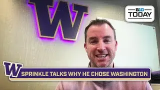 Washington Men's Basketball HC Danny Sprinkle Talks Why He Chose Washington | B1G Today