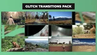 Glitch Transitions Preset Pack | Adobe After Effect Template