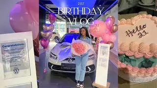 21st BIRTHDAY VLOG | spa date | car surprise | shopping | maintenance