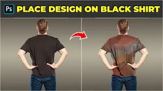 Transform Your Crumpled Black T-Shirt Using Photoshop: Step-by-Step Design Tips!