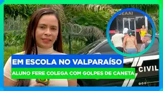 Aluno da rede pública de Manaus dá canetada em colega e acaba na delegacia