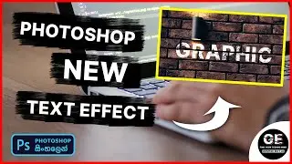 Wall Paint Text Effect in Photoshop | Photoshop New Text Effect | Graphic Edit LK