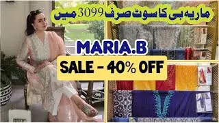 Maria B Sale 2022 - 40% OFF Summer Winter Wedding Chiffon Unstitched Dresses