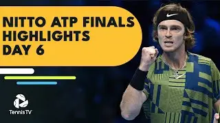 Rublev Takes On Tsitsipas; Djokovic Faces Medvedev | Nitto ATP Finals 2022 Highlights Day 6