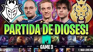 PARTIDA DE DIOSES ENTRE MAD LIONS KOI Y G2! | G2 vs MDK Game 3 LEC SEASON FINALS 2024 ESPAÑOL LVP