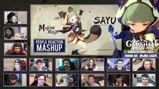 Character Demo |  Sayu | Yoohoo Art | Mujina Escape | Genshin Impact [ Reaction Mashup Video ]