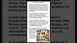 Essay on 