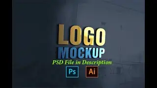 logo mockup tutorial in hindi - 3D mockup logo with PDS file