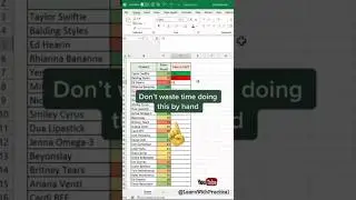 🔑Easy Excel Trick | Ms Excel Tricks | 
