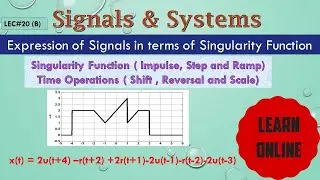 Expression of Signals in terms of Singularity Functions in Signals and Systems