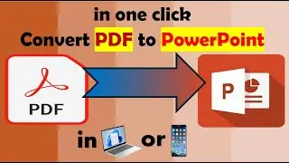 how to convert PDF to PowerPoint