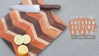 MAKING A CHEVRON CUTTING BOARD!