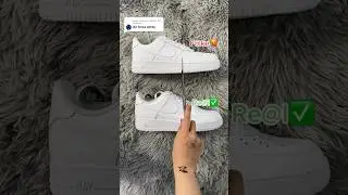 Real Vs Fake White Nike Air Force 1 🤍 