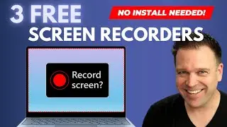 3 Best FREE Screen Recorders in Windows | Nothing to install, no watermarks 2024