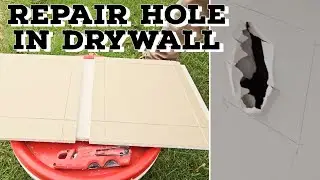 Repair Hole in Drywall Easy Fix DIY Patch